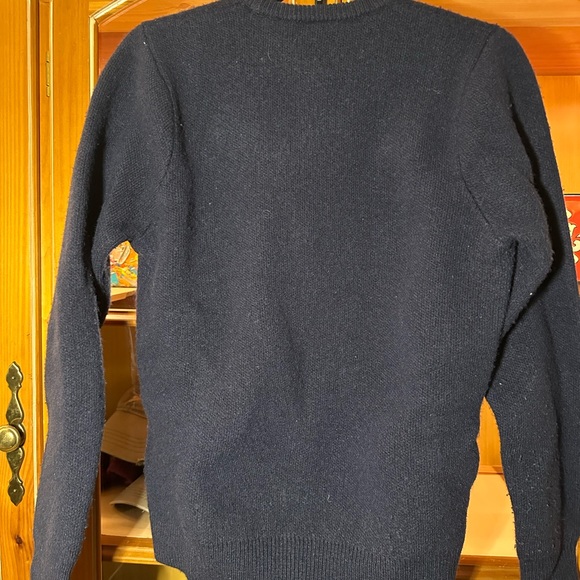 Carhartt WIP university script knitted sweater in navy! Size M fit S. - Picture 4 of 5